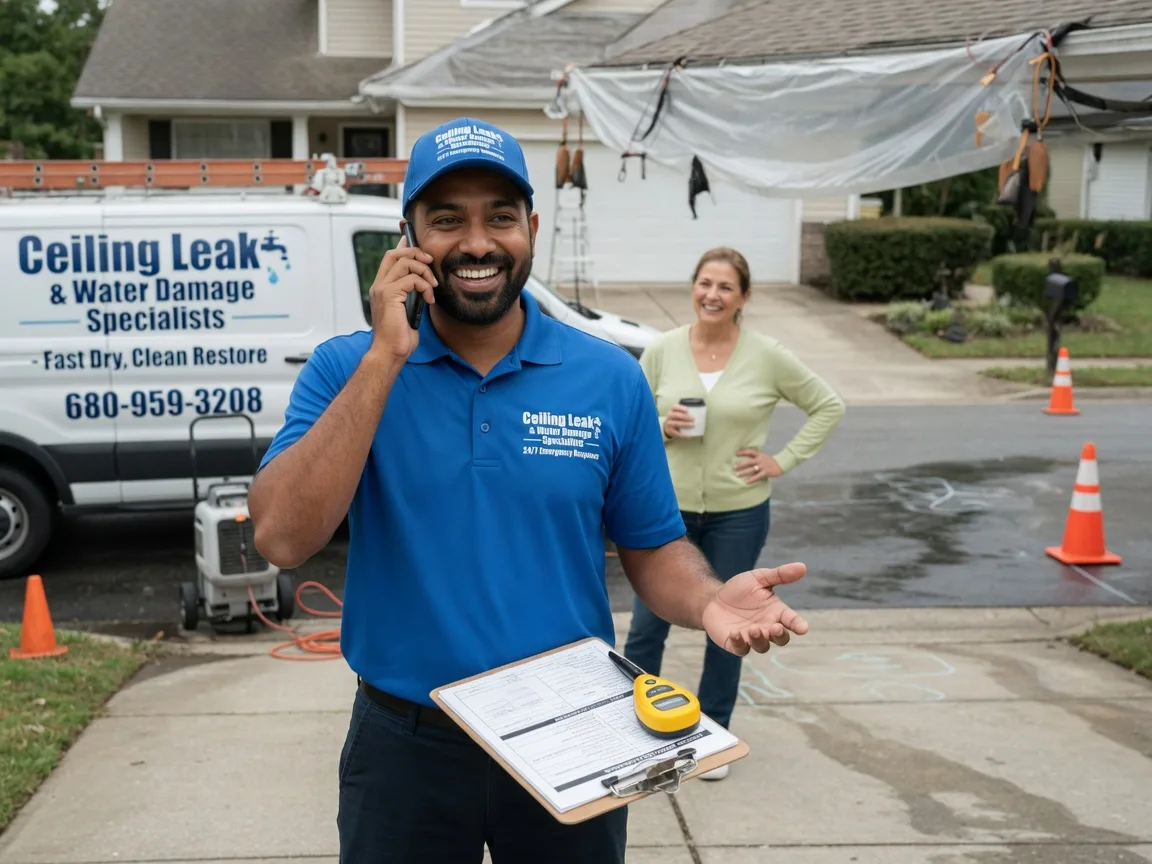 Ceiling Leak Cleanup Lanagan, MO FAQs
